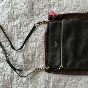 Kate Spade Black Leather Crossbody Bag